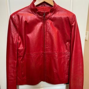 Urban Tailor Red Leather Jacket